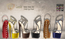 Nala Design - Lucia High Sandals  - Mesh Bodies