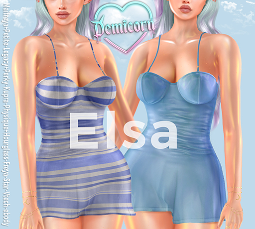 {Demicorn} Elsa Dress - Unicorn Pack