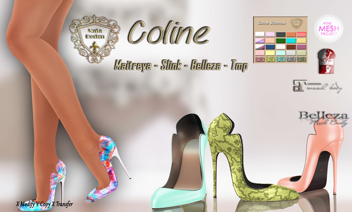 Nala Design - Updated - Coline Stilettos - Mesh Bodies