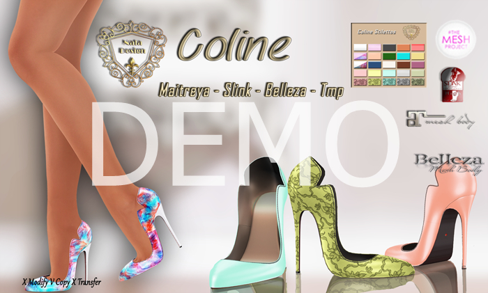 DEMO - Nala Design - Updated - Coline Stilettos - Mesh Bodies