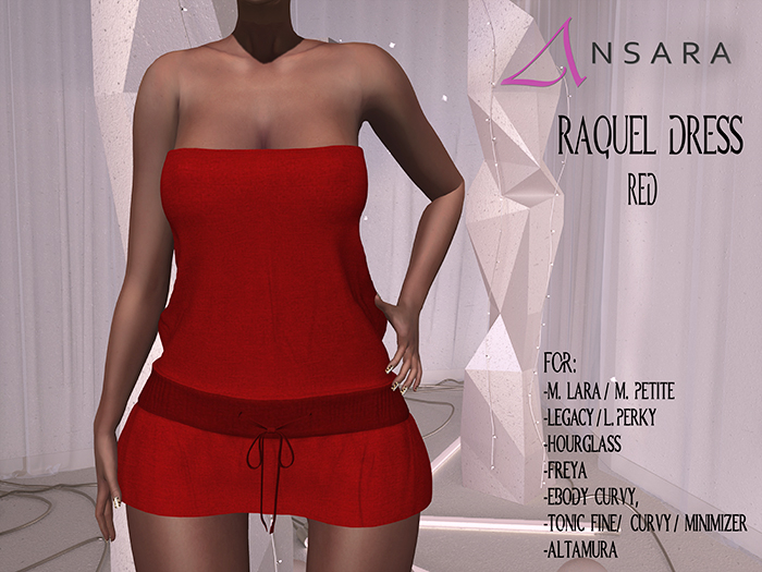 Ansara - Raquel Dress - Red