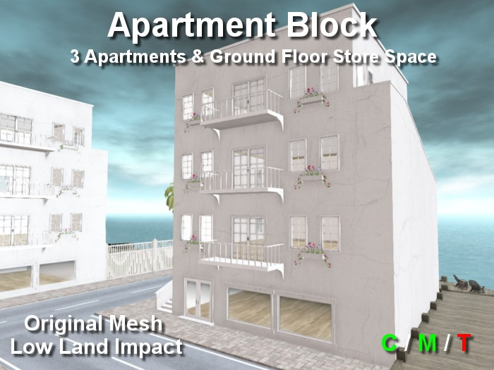 FAD:**DEMO** 100% Mesh Apartment Block with Store. [Boxed]