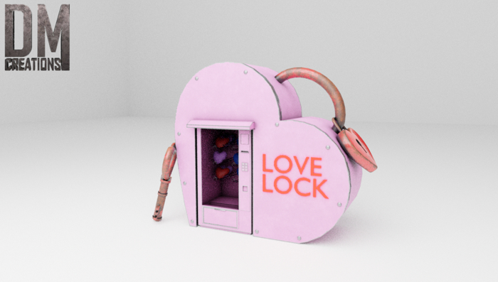 Hearts Vending Machine Full Perm Mesh