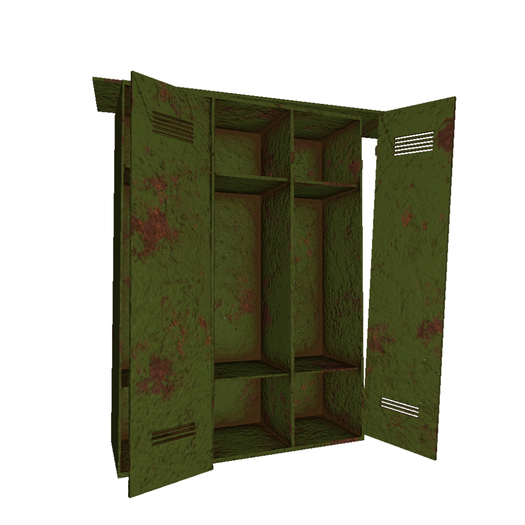 Old metal Locker (v1) Mesh