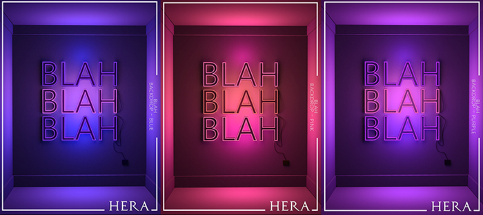 HERA - Blah Backdrop Fatpack.