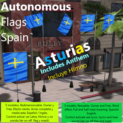 Flag Box Autonomica ASTURIAS Full Model