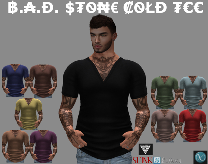 B.A.D. Stone Cold Tee Pack