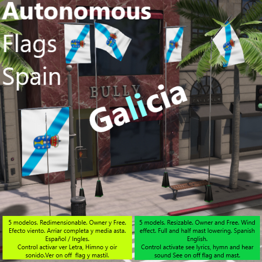 Flag Box Autonomica GALICIA Full Model