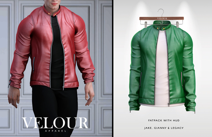 VELOUR APPAREL: "Patrick" Jacket (Green)