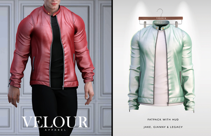 VELOUR APPAREL: "Patrick" Jacket (Emerald)