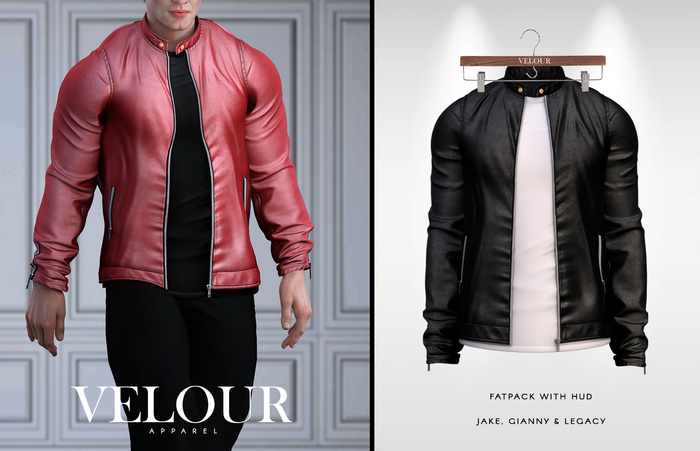VELOUR APPAREL: "Patrick" Jacket (Black)