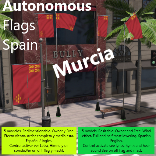Flag Box Autonomica MURCIA Full Model