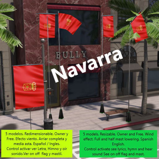 Flag Box Autonomica NAVARRA Full Model