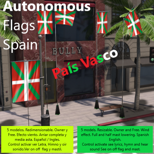 Flag Box Autonomica PAIS VASCO Full Model