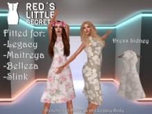 {RP} Dress Flora Flower White