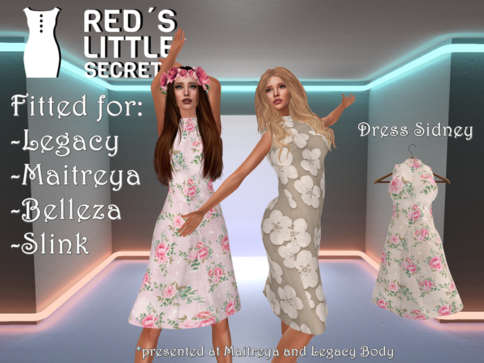 {RP} Dress Flora Roses light Rose