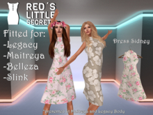 {RP} Dress Flora Roses light Rose