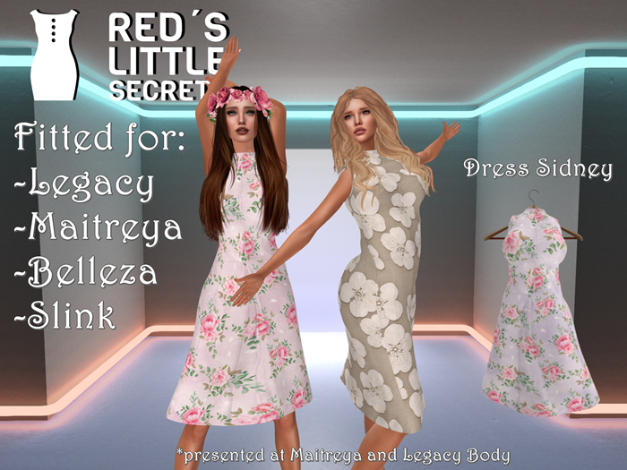 {RP} Dress Flora Roses light Blue
