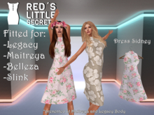 {RP} Dress Flora Roses Blue