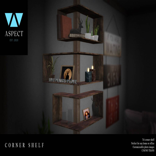 [Aspect] Tri-Corner Shelf