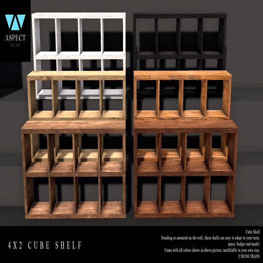 [Aspect] Small Cube Shelf- FATPACK