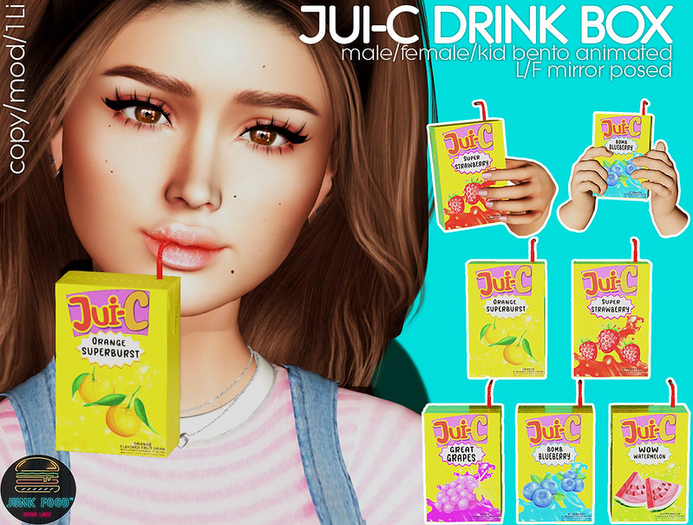 Junk Food - Jui-C Drink Box (Blueberry)