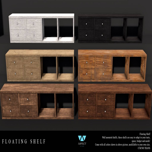 [Aspect] Floating Shelf Unit - FATPACK