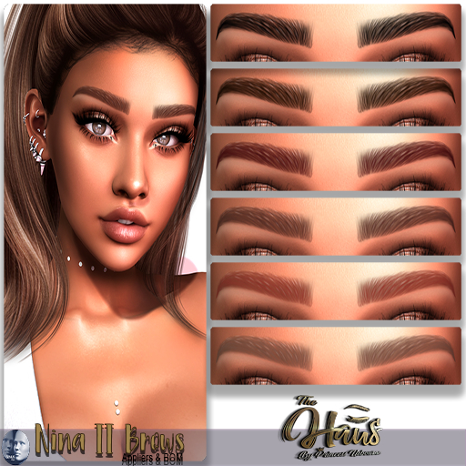 .:the-HAUS:. Nina II BOM & Applier Eyebrows (Genus)