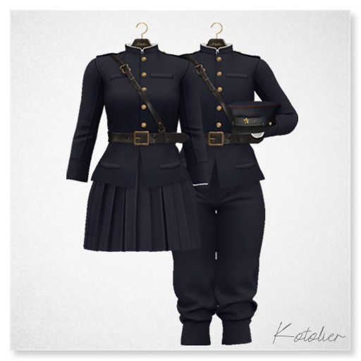 Kotolier . MilitaryUniform - navy