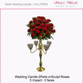 *UT* Mesh FULL PERM Wedding Candelabra 2Parts+Roses