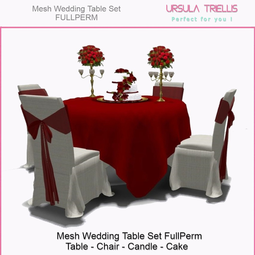 *UT* FullPerm Mesh Wedding Set