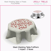 *UT* Box Full Perm Mesh Wedding Table w/Petals