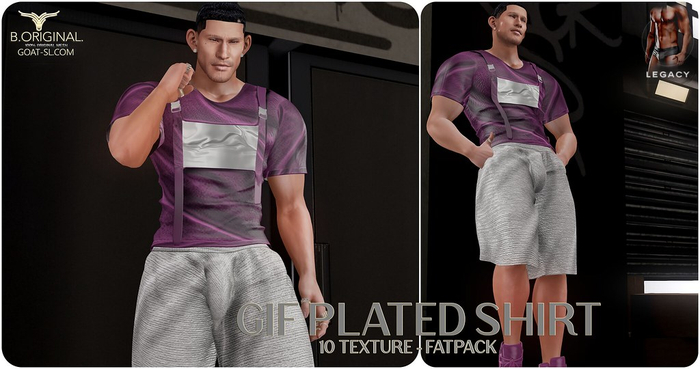 B.ORIGINAL. LEGACY PLATED GIF SHIRT - 10 TEXTURE FATPACK