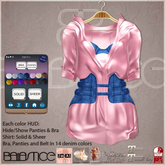 Baiastice_Nana Belted Shirt Dress-Pink