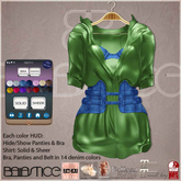 Baiastice_Nana Belted Shirt Dress-Forest