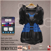 Baiastice_Nana Belted Shirt Dress-Black