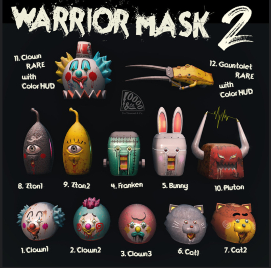 4.[10000&Co.] Franken Mask