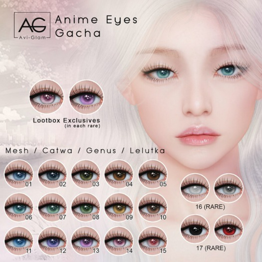 AG. Anime Eyes Gacha - Catwa - 04