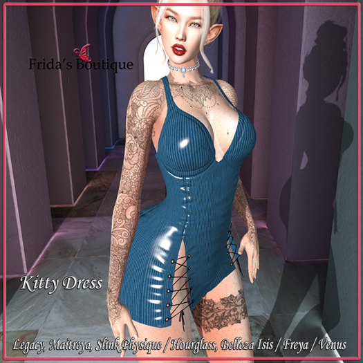 [FB] Kitty Dress OLD BLUE