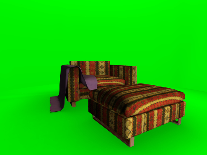 Armchair & footrest Mexican Poses