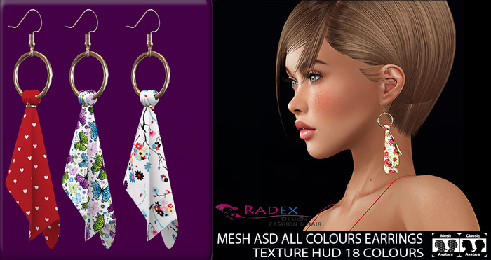 RADEX Mesh Asd All Colours Earrings