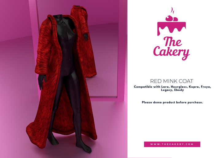 -TC- Red Mink Coat