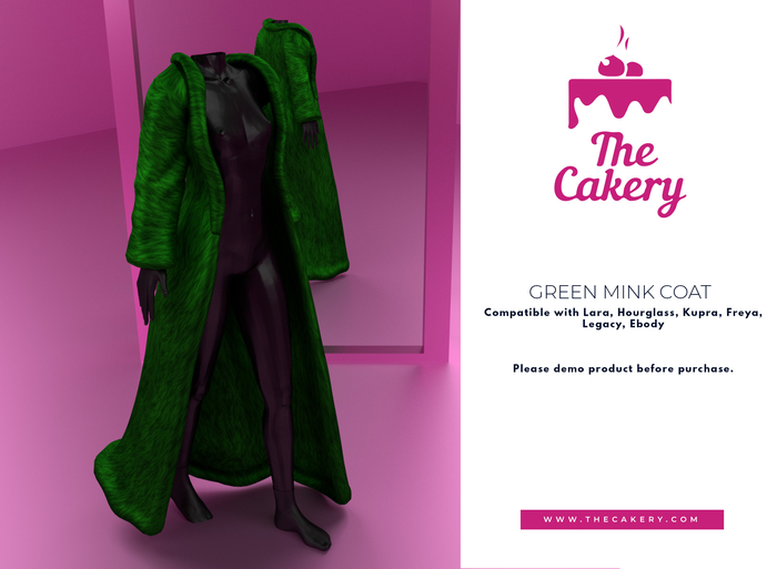 -TC- Green Mink Coat