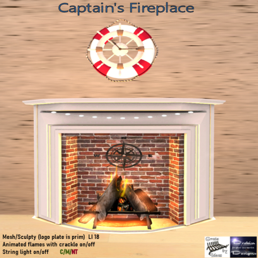GI Captains Fireplace