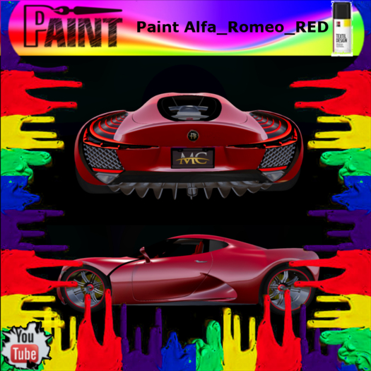 Paint Alfa Romeo RED