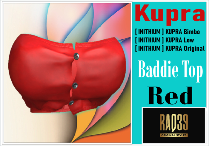 [R39] Kupra Baddie Top Red