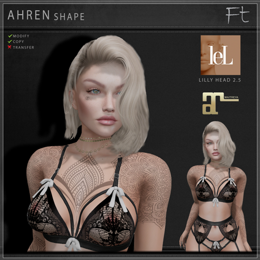 [Ft] Fravoisse's tips - Shape Ahren for Lilly Head
