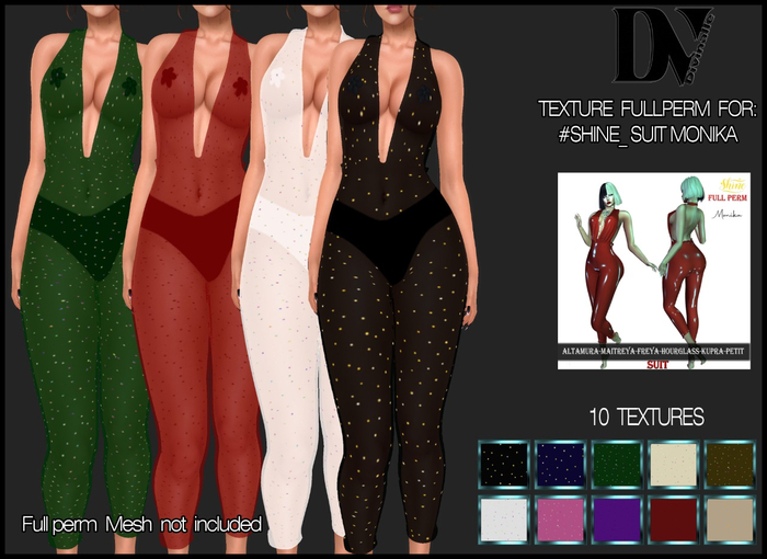 DV- SHINE_ SUIT MONIKA - TEXTURE