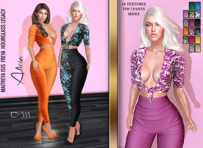 DM ~ Alicia Outfit Pattern & Plain