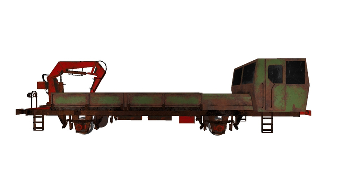 Repair railway trolley